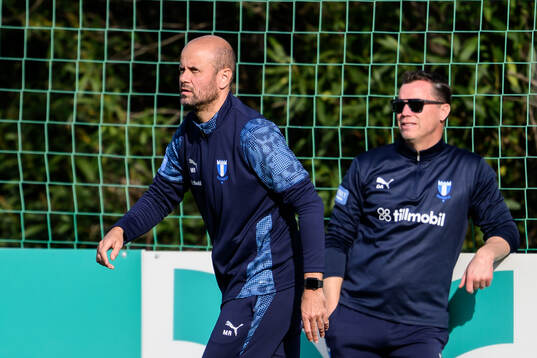 Head coach Miguel Angel Ramirez and head of football Daniel