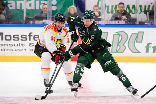 Brynäs Jakob Silfverberg och Färjestads Jack Berglund