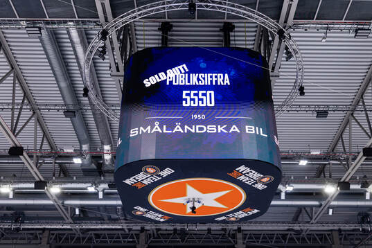 under ishockeymatchen i SHL mellan Växjö och HV71