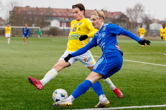 Falkenbergs Oskar Lindberg och Böljan Falkenbergs Noel