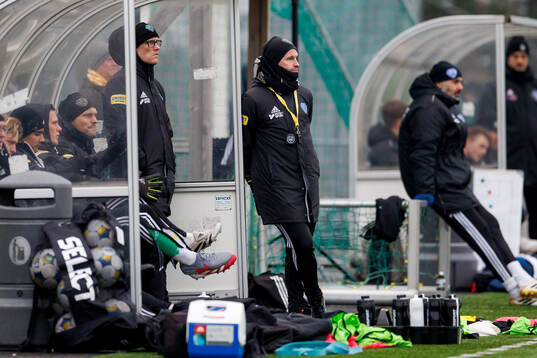 Falkenbergs tränare Christoffer Andersson