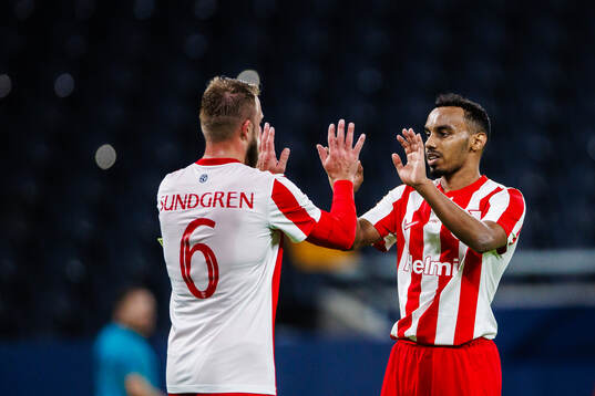 Degerfors Daniel Sundgren och Bilal Hussein