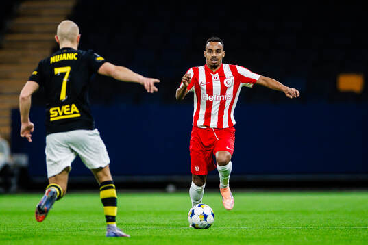 AIKs Amel Mujanic och Degerfors Bilal Hussein