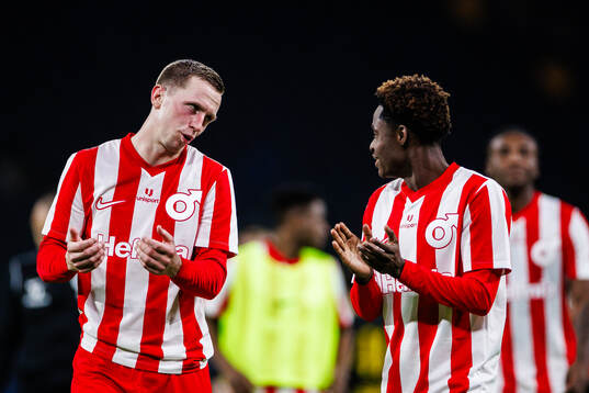 Degerfors Erik Lindell och Ziyad Salifu deppar
