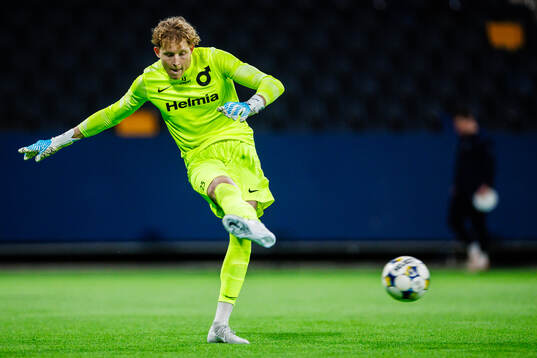 Degerfors målvakt Rasmus Forsell