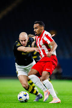 AIKs Amel Mujanic och Degerfors Bilal Hussein