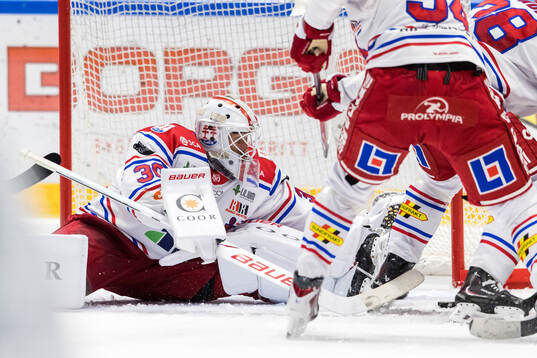Timrås målvakt Jacob Johansson