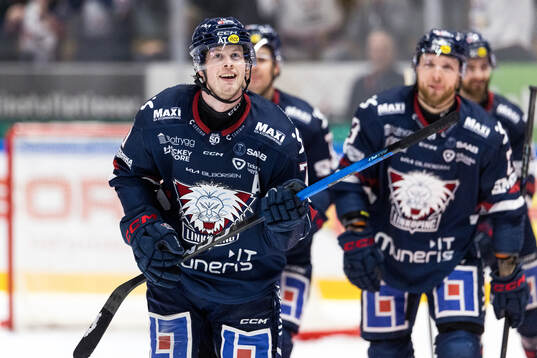 Linköpings Fredrik Karlström jublar