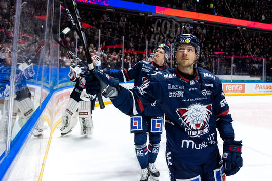 Linköpings Mikko Kokkonen jublar