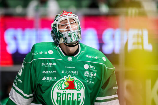 Rögles målvakt Arvid Holm