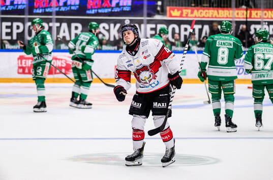 Malmö Redhawks Lauri Pajuniemi jublar