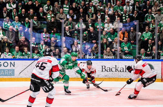 Rögles Albin Sundsvik och Malmö Redhawks Kalle Hemström