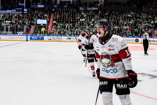 Malmö Redhawks William Von Barnekow jublar