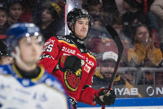 Luleås Filip Eriksson jublar