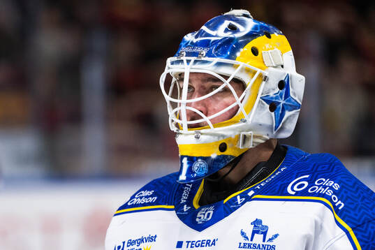 Leksands målvakt Marcus Gidlöf