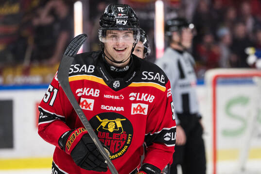 Luleås Markus Nurmi jublar