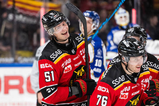Luleås Markus Nurmi jublar