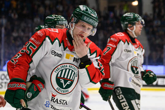 Frölundas Arttu Ruotsalainen har ont