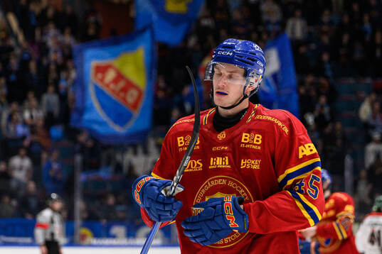 Djurgårdens Hugo Blixt deppar