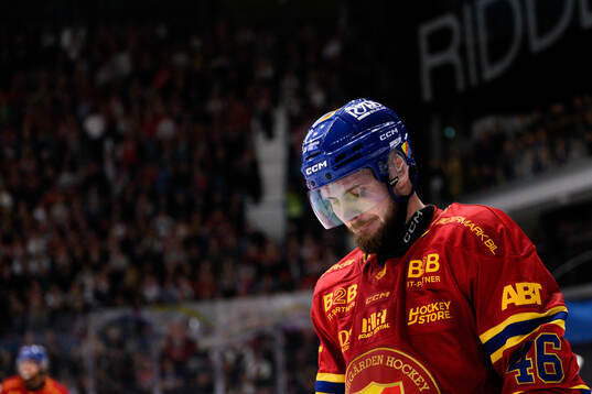 Djurgårdens Albin Grewe deppar