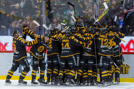 Skellefteås spelare jublar