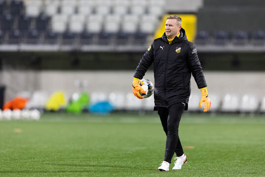 Häckens målvaktstränare Tomas Vainio