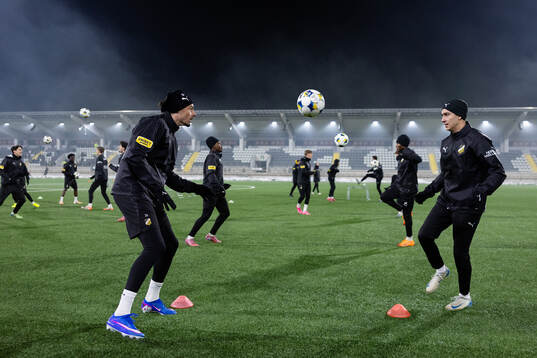 Häckens Amor Layouni och Danilo Al-Saed