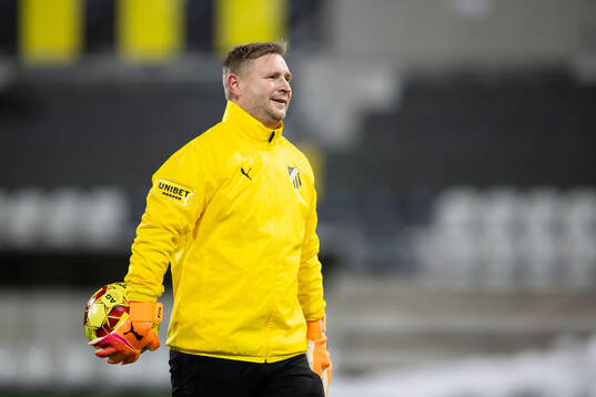 Häckens målvaktstränare Tomas Vainio