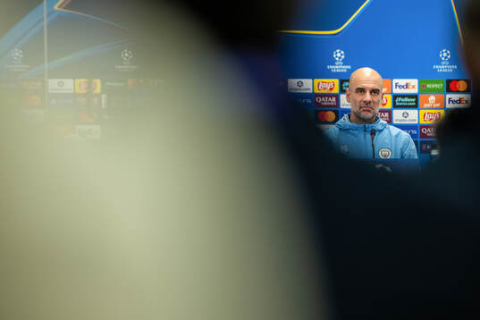 Pep Guardiola, head coach of Manchester City