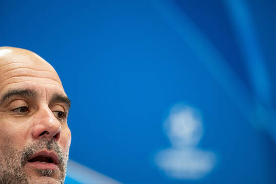 Pep Guardiola, head coach of Manchester City