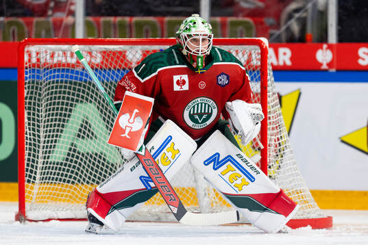 Goaltender Lars Johansson of Frölunda