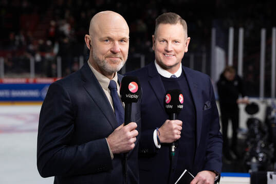 Mattias Norström and Niklas Jihde of the broadcaster