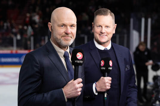 Mattias Norström and Niklas Jihde of the broadcaster