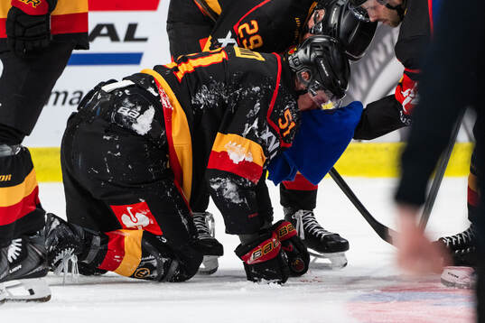 Markus Nurmi of Luleå injured