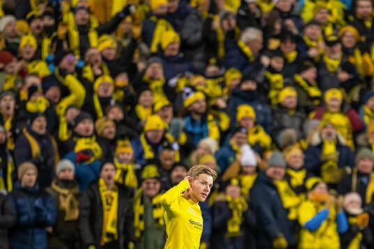 Jens Petter Hauge of Bodø/Glimt celebrates
