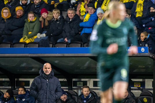 Head coach Pep Guardiola of Manchester City