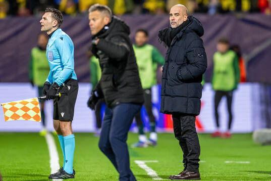 Head coach Pep Guardiola of Manchester City