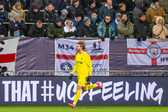 Kasper Høgh of Bodø/Glimt celebrates
