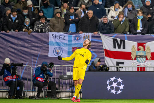 Kasper Høgh of Bodø/Glimt celebrates