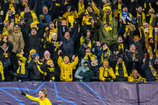 Kasper Høgh of Bodø/Glimt celebrates