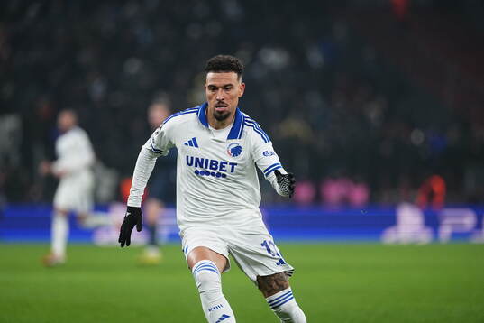 KØBENHAVN, DANMARK - 20. JANUAR 2026: Jordan Larsson FCK