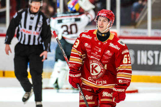 Kalmars Matt Fonteyne jublar