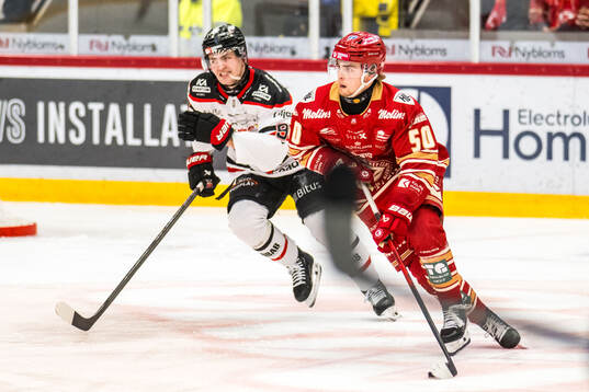 Nybros Hannes Hellberg och Kalmars Elliot Ekmark