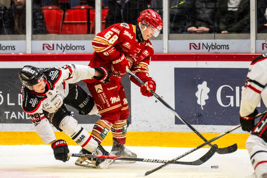 Nybros Elias Stenman och Kalmars Eddie Levin