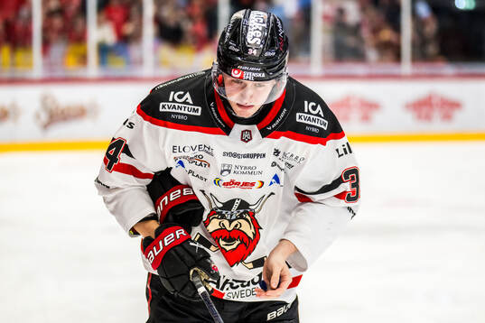 Nybros Oscar Nordin har ont