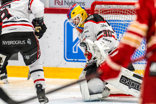 Nybros målvakt Hugo Hävelid