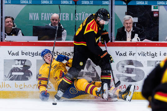 Brynäs Luke Witkowski och Djurgårdens Anton Frondell