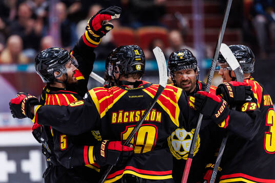 Brynäs Michal Kempny jublar
