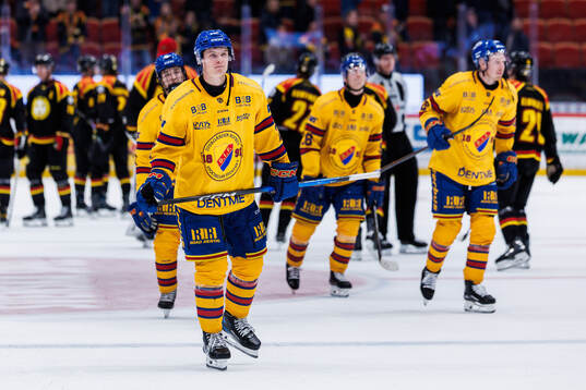 Djurgårdens Gustav Lindström deppar