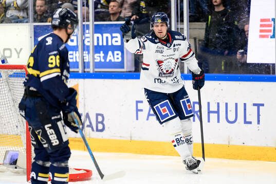 Linköpings Eskild Bakke Olsen jublar